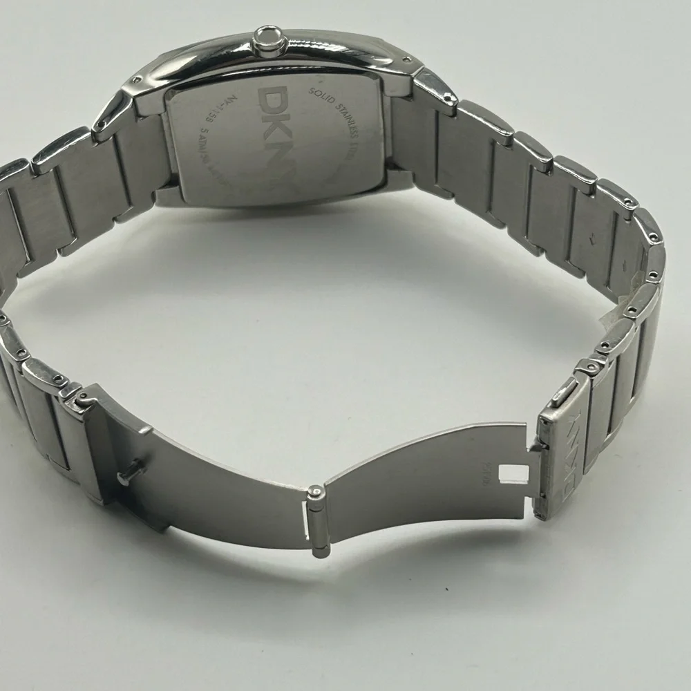 DKNY Silver and Black mens watch #610